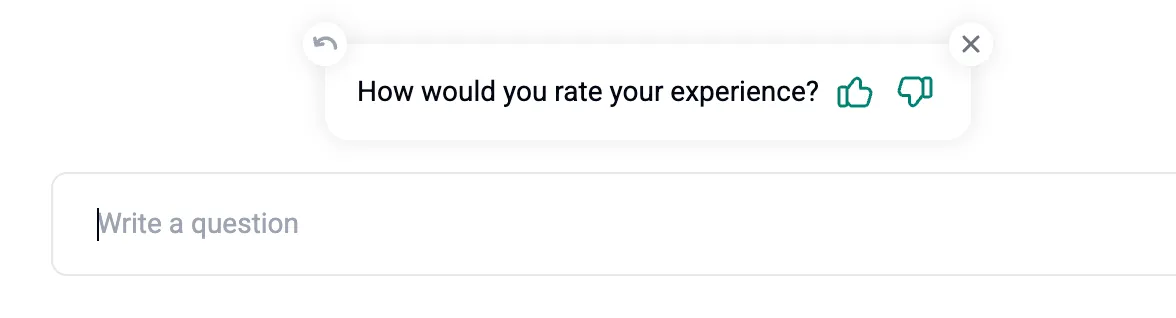 Conversation Rating Star in the Inbox