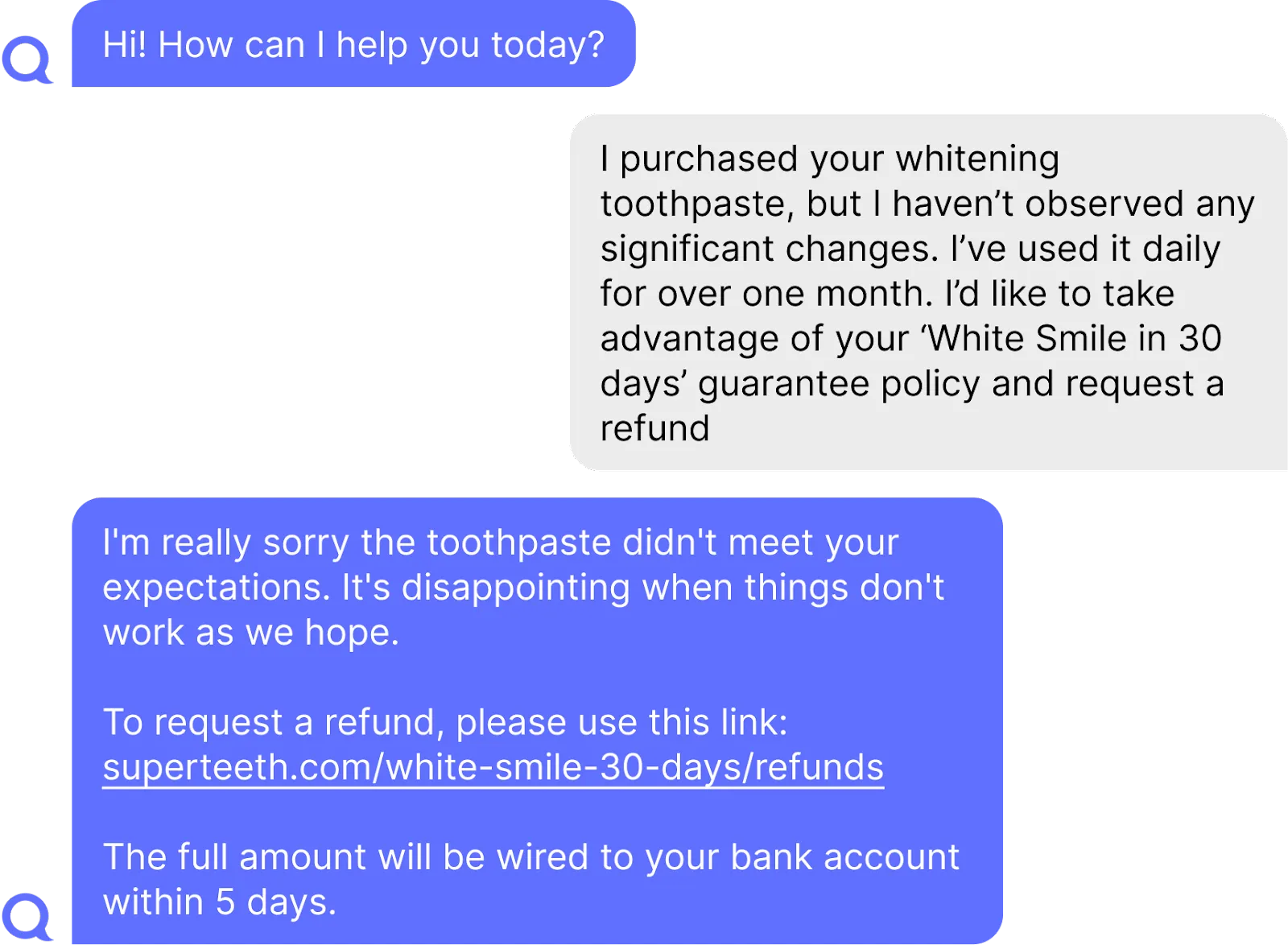 Example of Helpful Assistant response