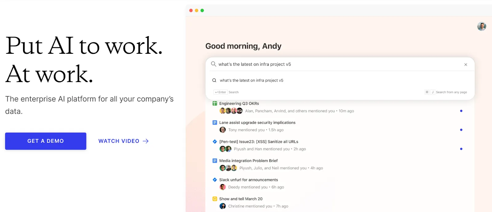 Glean&#x27;s homepage