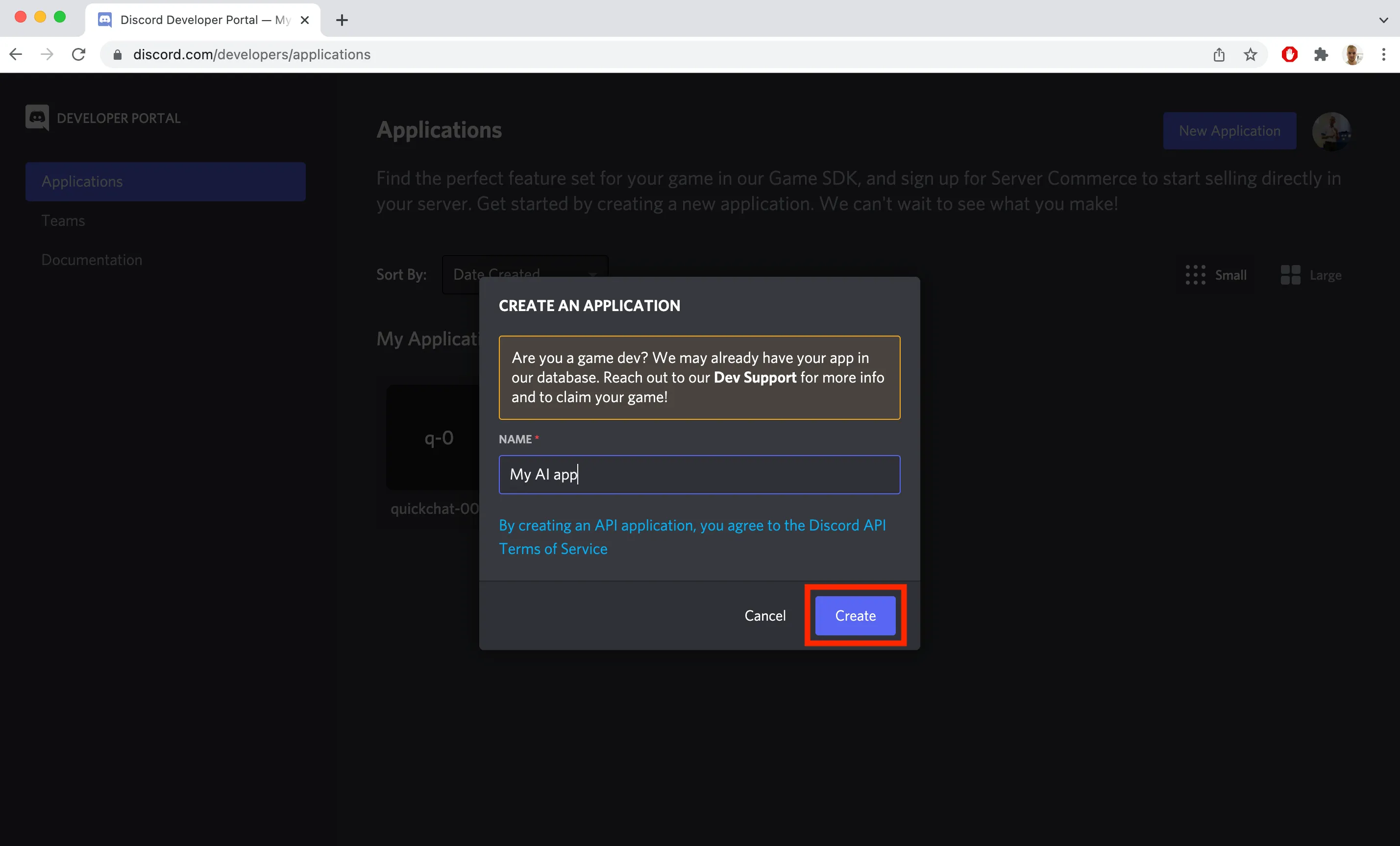 Your Discord bot is now live!