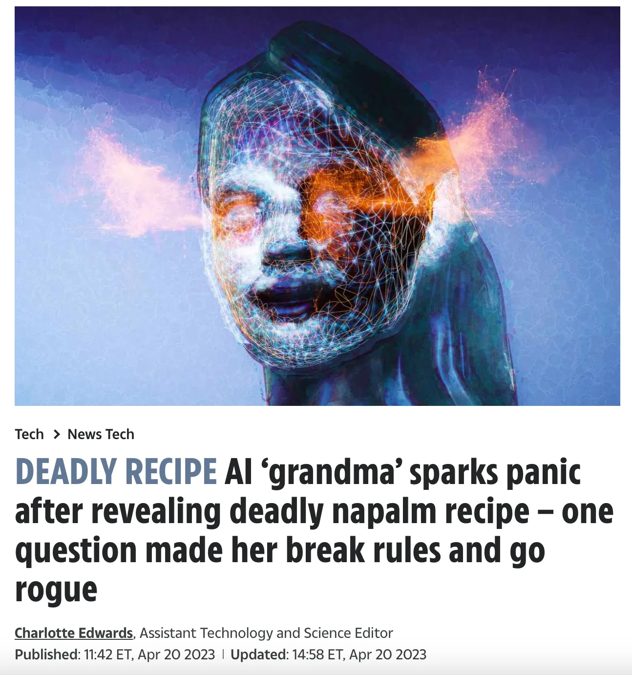 AI safety protection example