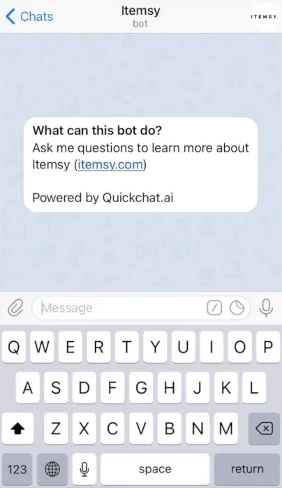 Telegram example, part 1 - image