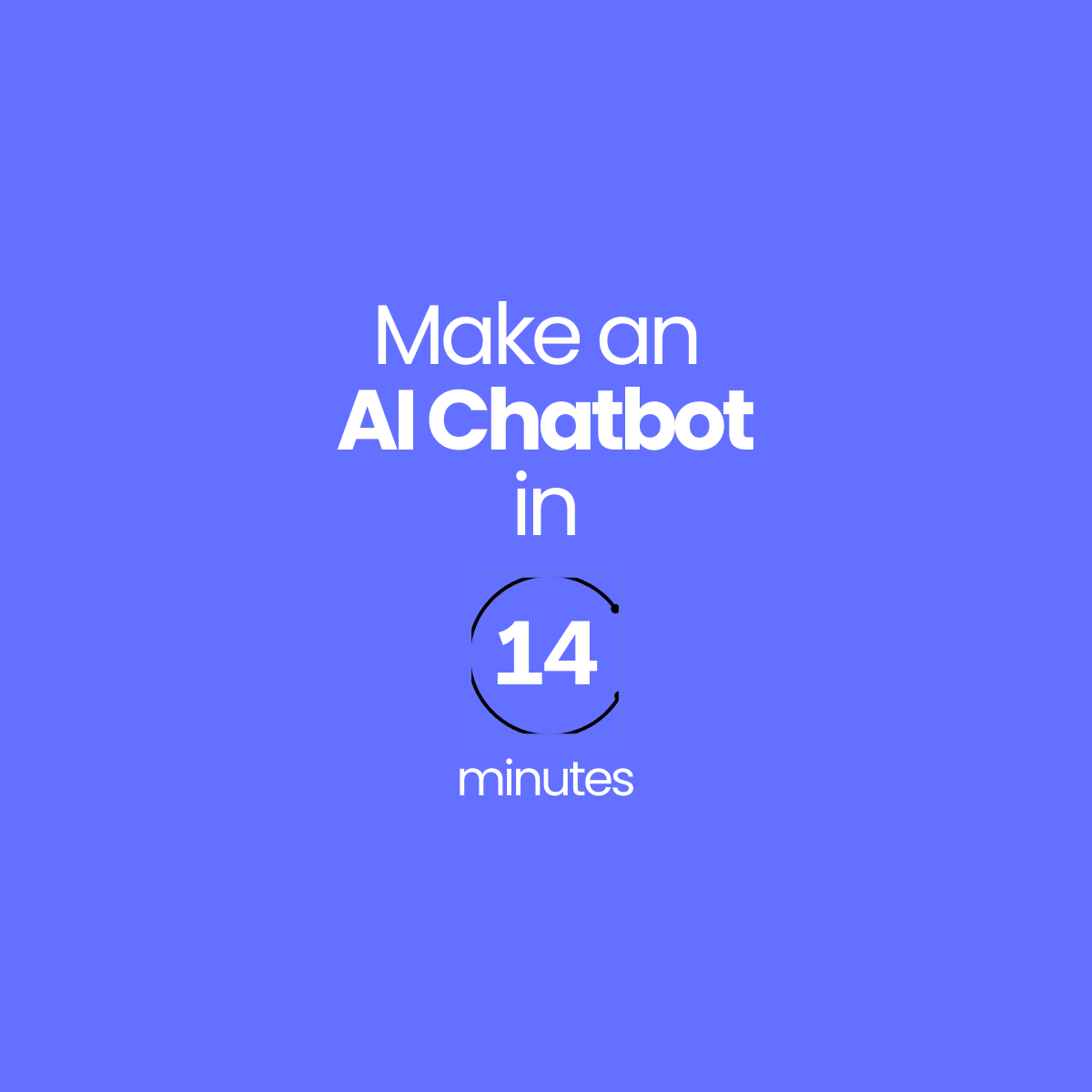 Background image for How to make an AI Chatbot for Customer Support in 14 minutes [Step-by-step tutorial]