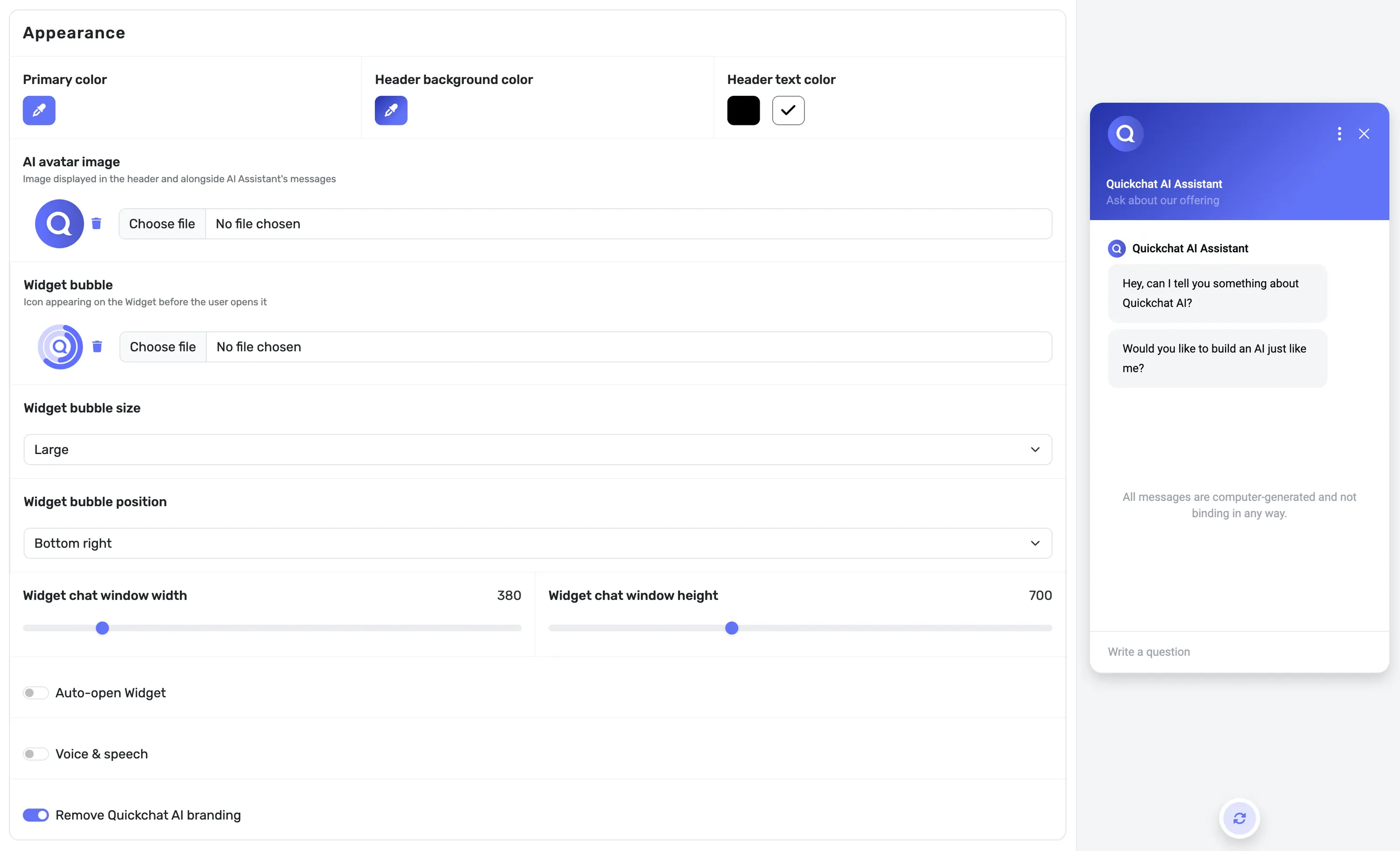 Chat Widget 2.0