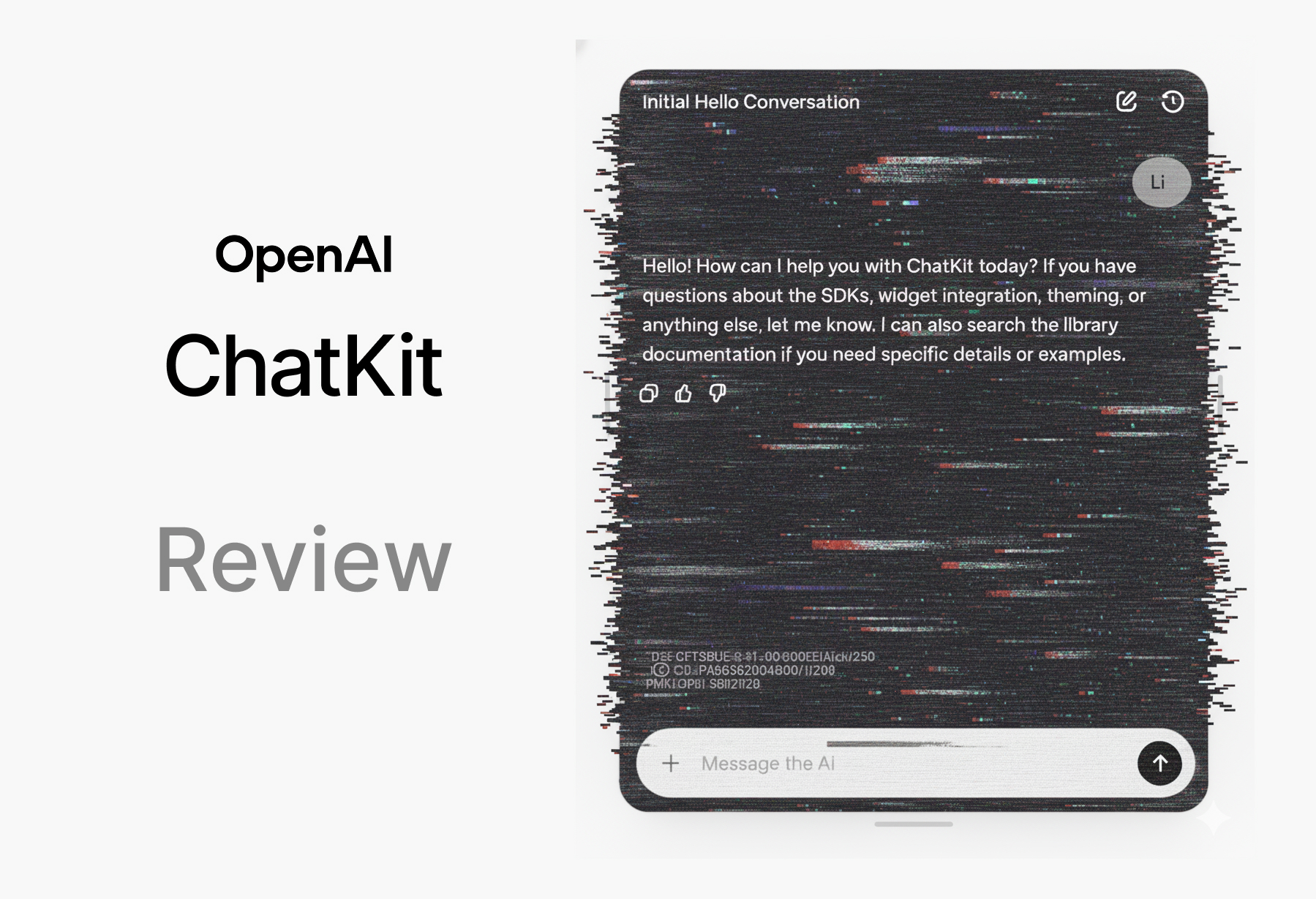 Thumbnail for deep dive into OpenAI ChatKit